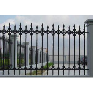 China Antique Cast Iron Fence Panels / Pedestrian Safety Barrier Fence For Villa Home supplier