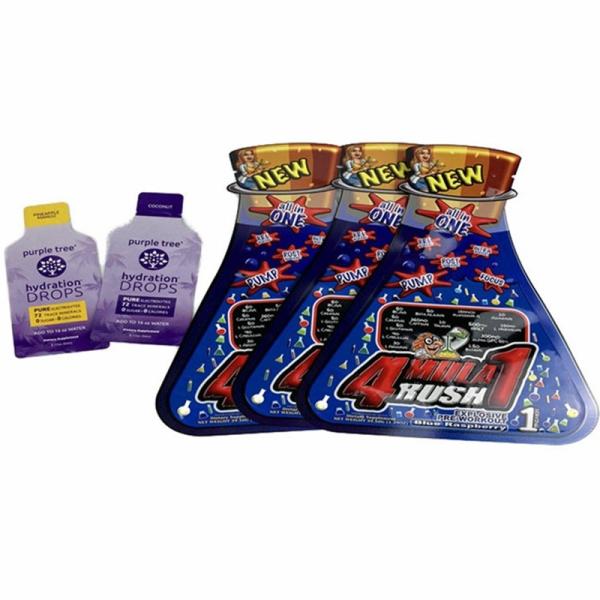 China Saquinho de creme cosmético dado forma especial do champô do malote comestível feito sob encomenda do delta 8 dos blocos plásticos de toque macio de Mylar da cópia supplier