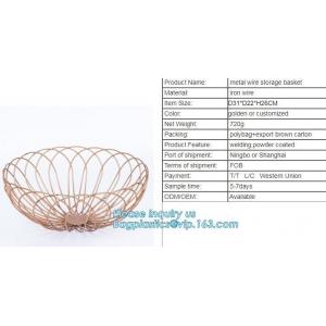 China Hanging Metal black Wire Mesh Fruit Storage Basket, Stainless Steel Wire Mesh Containers Metal Mesh Kitchen Vegetable St supplier