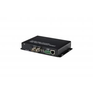 2channnels Video BNC to RJ45 HD SDI over fiber optic receiver , single mode transceiver over multimode fiber