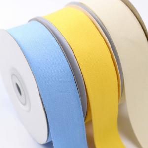 25mm Solid Yellow Twill Tape 100% Cotton Twill Tape By The Yard