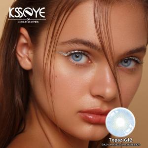 Turquoise Blue Colored Brand Contact Lenses Without Prescription