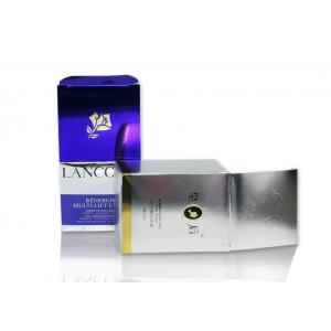 Anti Scratch Glossy Paper Foil Stamped Gift Boxes For Make Up Product Packaging