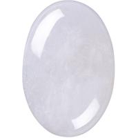 China Unisex Oval Clear Quartz Palm Stone 6*4*2cm For Jewelry Making on sale