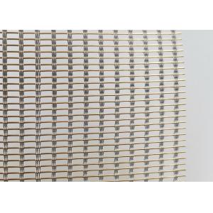 Sprayed ISO9001 SS316 Decorative Mesh Fabric 0.94mm Wire Mesh Glass