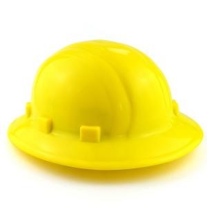 Head Protection T096 Industrial Full Brim Round Hard Hat ANSI Safety Round Helmet Construction