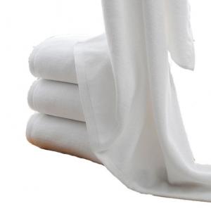 China 32S 70*150cm, 600g extra thick and big white plain terry hotel towel for wholesale supplier