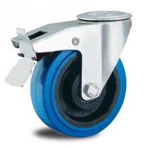 China 8 inch hollow kingpin caster wheels trolley wheels cart casters wholesale