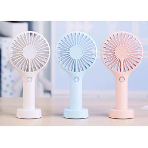 China Mini Desk / Table Small Battery Operated Fan Usb Chargeable Easy Operation supplier