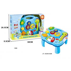 China Toddler Musical Learning Table Infant Baby Toys 12 Months With Light & Sound supplier
