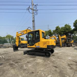 Yellow Mini Crawler Excavator Hydraulic Compact Excavator With Yanmar Engine