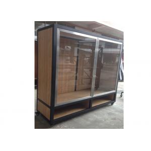 Clear Tempered Glass Door Wall Mounted Display Cabinets Commercial Retail Commercial Retail