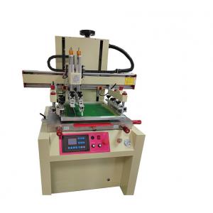 Plane Electric Flat Screen Printing Machine For Textiles Plastic