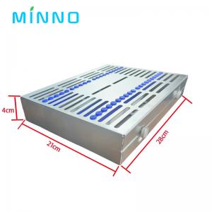 China Dental Autoclavable Surgical Sterilization Box Stainless steel supplier