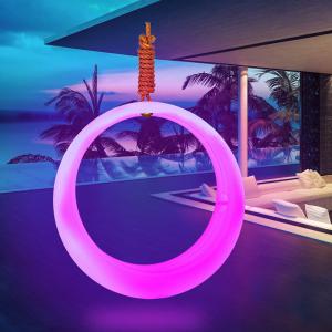 solar type outdoor patio swing  led lighting swing