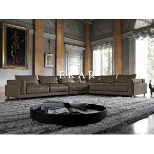 China American Contemporary Style 2019 New Living Room Furniture High Class Genuine Leather Sectional Sofa Sets Design from Gu supplier