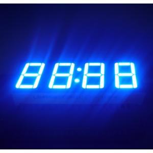 Ultra Blue LED Clock Display 0.56"  , Led 4 dight 7 Segment Display 50.4*19*8MM