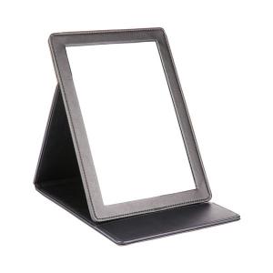 China Pu / Leather Cosmetic Table Jewelry Store Mirror Handmade Foldable For Ladies supplier