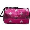 Red Sequin Travel Duffel Bags With Adjustable Shoulder Strap Strong Tank