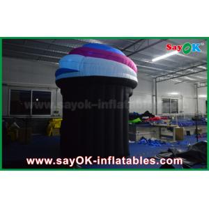 Inflatable Photo Booth Enclosure Customized Ice Cream Shaped Mini Inflatable Mobile Photo Booth With Air Blower