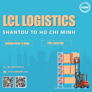Shantou To Ho Chi Minh Lcl Ocean Shipping Lcl Freight Forwarder 3 Days