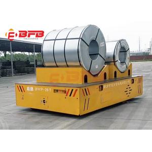 China Customized Cart Frame Automated Guided Steerable Transfer Car For Steel Coil supplier