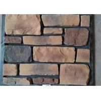 China Classical Style Wateproof Faux Exterior Stone , Faux Veneer Stone Panels For Home Building on sale