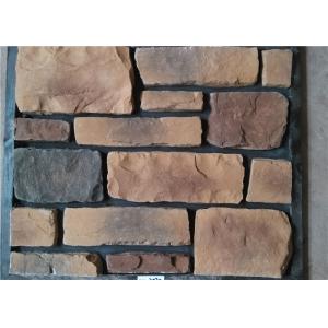 Classical Style Wateproof Faux Exterior Stone , Faux Veneer Stone Panels For Home Building