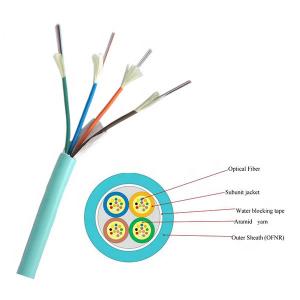 2KM Per Roll 6F 48F G652D PVC Indoor Fiber Optic Cable