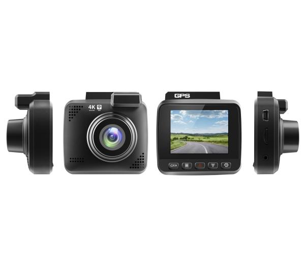 70mi Dash Cam Dual Lens 4K UHD Recording Car Camera DVR Night Vision WDR Built-In GPS Wi-Fi G-Sensor Motion Detection