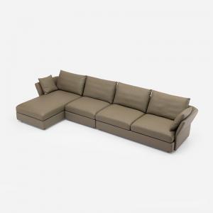 China Modern Style Sectional Sofa L Shape Couch With Chaise Lounge Hotel Sofa Set supplier