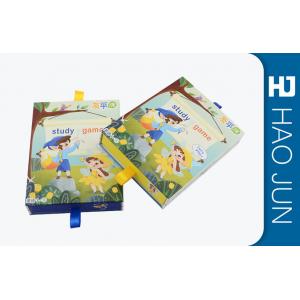 Handmade Cardboard Gift Boxes Coating Paper For Children Study Books