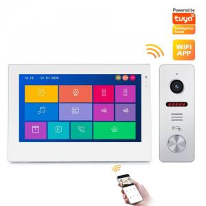 China Villa 2 Wire Video Doorbell Home Intercom IP65 Waterproof 7 Inch Monitor supplier