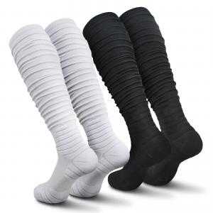 China Custom Logo Design Non-Slip Soccer Football Knee High Compression Men's Sports Socks supplier