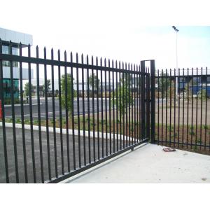 Custom Made Black Powder Coating Garrison Fencing Panel Anti Rust