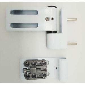 White Upvc Door Hinges , Composite Door Adjustable Hinges Power Coated