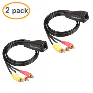 China Stable Female 3 RCA Audio Extension Cable , Multipurpose RCA To RJ45 Adapter supplier