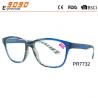 New style fashion competitive price Color plastic reading glasses,spring hinge