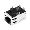 ベルパルス SI-50170-F コンパティブル LINK-PP LPJ1014AWNL 10/100 ベース-T 1x1 ポート イーサネット RJ45 ジャック タブアップ グリーン/グリーン LED