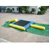 Square Trampoline Combo With Slide Inflatable Water Sports Games With High