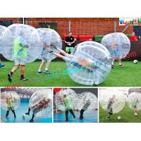 China Transparent Body Zorb Ball / Bubble Football Ball / Bubble Bumper Ball With TPU on sale