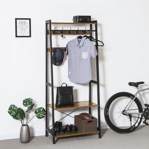 Coat Rack for Entrance, Industrial Hallway Coat Rack, Wooden Coat Stand for Sale, LGR13BX