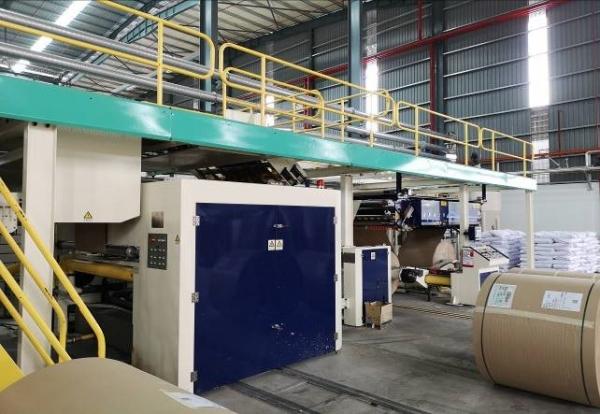 3 Ply Corrugated Cardboard Packaging Production Line B C E F flutes Machine