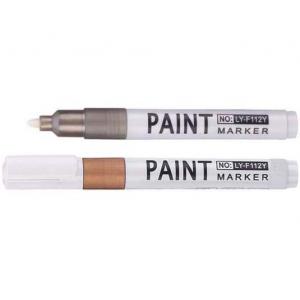 China quick dry ink golden and silver paint marker,oil ink paint marker pen from china factory supplier