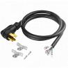 China 125V 250V Nema 14-50P Extension Cord With SJTW 4C 6/8AWG Cable Stripped With Terminal 50 Amps USA Power Cord For Generator wholesale