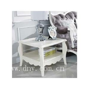 China European style table living room furniture white painted coffee table set supplier
