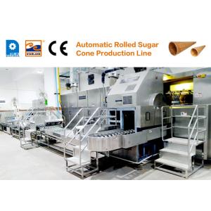 Automatic Sugar Biscuit Ice Cream Cone Making Machine Commerical