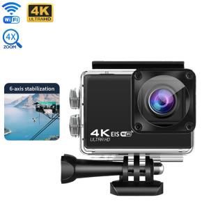30m Waterproof Action Camera 4K 60fps With Touch Screen EIS 170 Degree Wide Angle