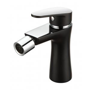 China Single Hole Classic Brass Black Bidet Tap With 35Mm Ceramic Disc supplier