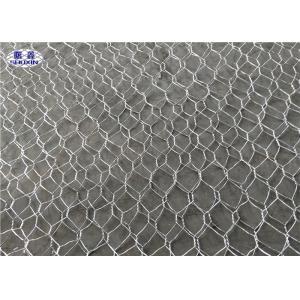 China Galfan Coated Gabion Stone Cages Double Twisted Weave PVOC Certification supplier